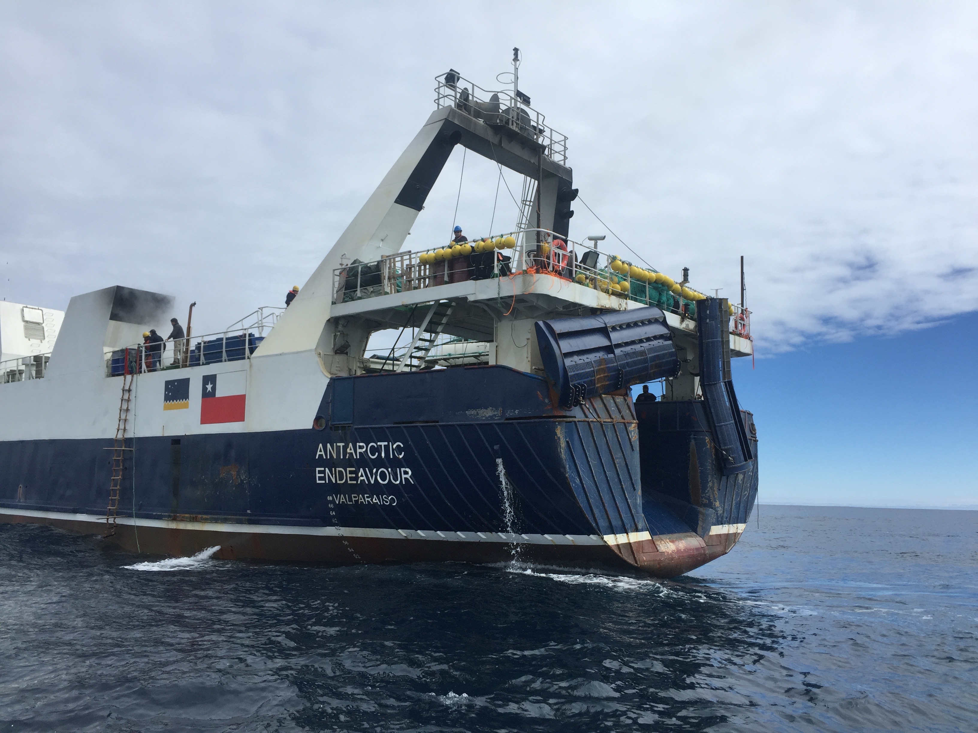 Nacional: Armada de Chile fiscaliza pesca ilegal en aguas Antárticas.-