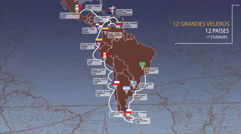 Valparaíso: Armada de Chile realiza lanzamiento de “Velas Latinoamérica 2018”.
