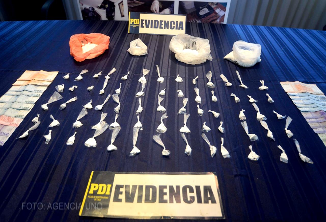 PDI Quilpué desarticuló punto de venta de droga en cercanías de jardín infantil