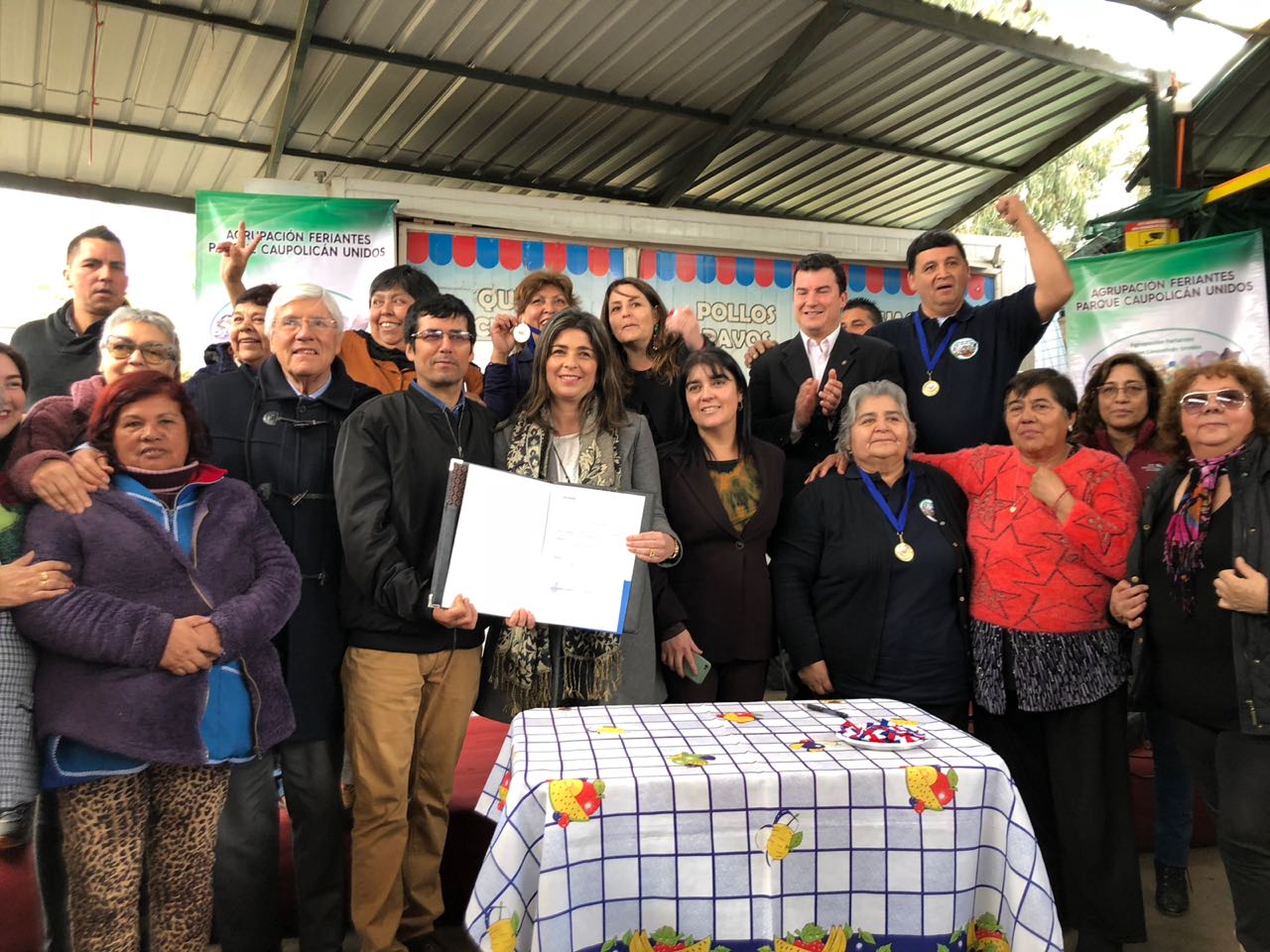 Feriantes del Parque Caupolicán de Gómez Carreño reciben administración de terreno fiscal para mejorar seguridad y modernizar servicios