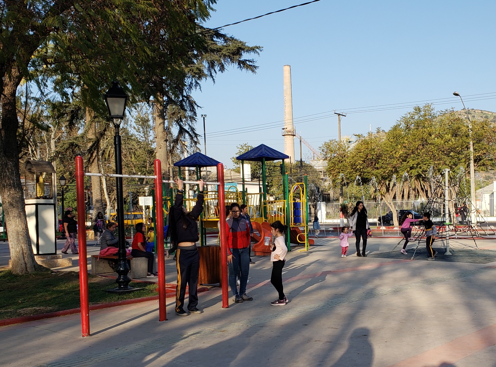 Comunidad de La Calera cuenta con una remozada plaza pública.