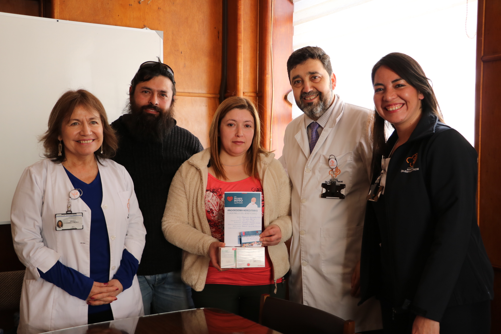 Hospital Dr. Gustavo Fricke entrega tratamiento angioedema hereditario a primer paciente por Ley Ricarte Soto