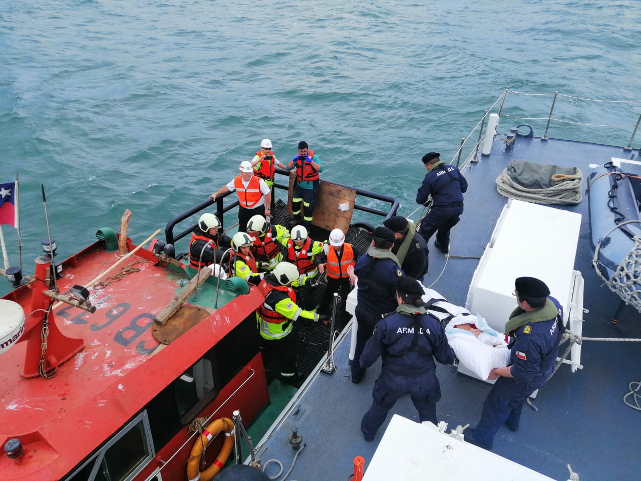 Armada evacuó a pasajera estadounidense desde crucero en las cercanías de Coronel