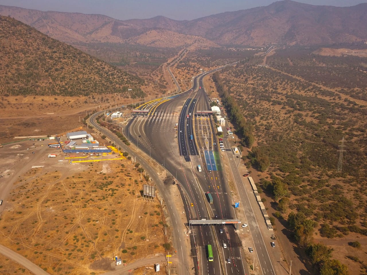 “Plan Chile sin Barreras”: Ministro Fontaine da inicio a operación del sistema free flow en la Ruta 68