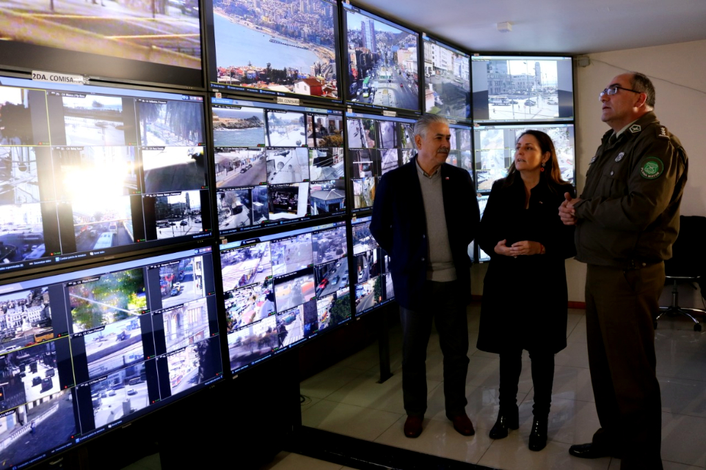Provincia de Valparaíso reforzará su trabajo policial con nuevas cámaras de televigilancia