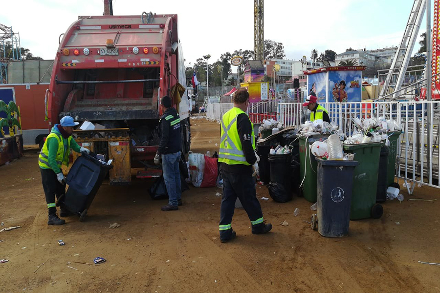 Plan de aseo en Valparaíso logra casi 2 toneladas de material reciclado en Parque Alejo Barrios tras primeros días de Fiestas Patrias