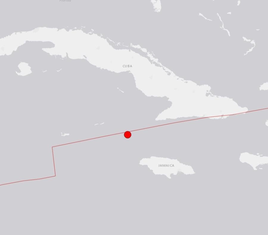 Registran fuerte terremoto de magnitud 7.3 entre Cuba y Jamaica Hay potencial riesgo de tsunami para esos países.