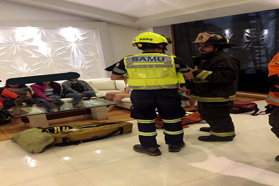 Seis personas lesionadas deja caída de funicular en edificio de Reñaca