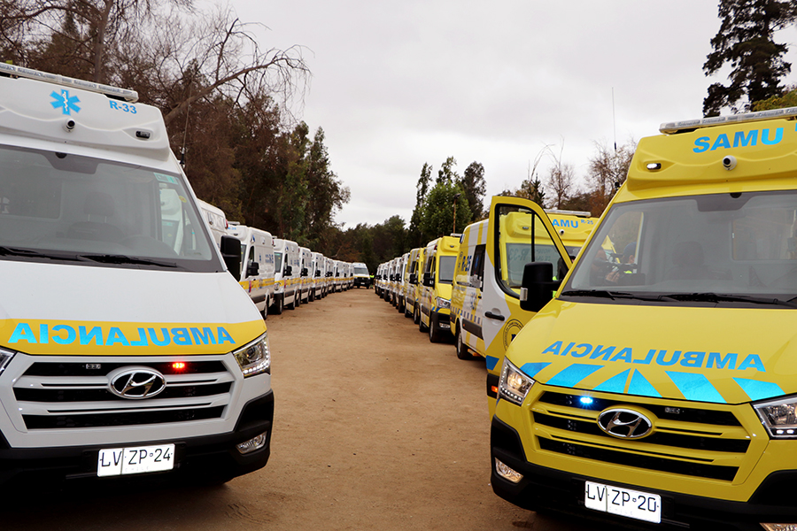 23 ambulancias de última generación llegan a la red del Servicio de Salud Viña del Mar Quillota a través de inversión del Ministerio de Salud