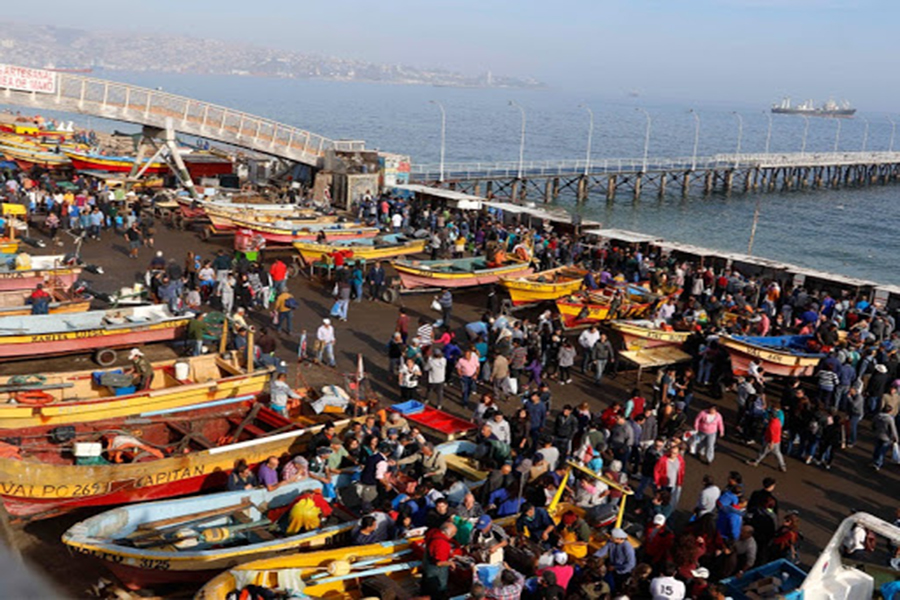Caleta Portales reabre sus puertas por grave crisis  económica que están atravesando los pescadores