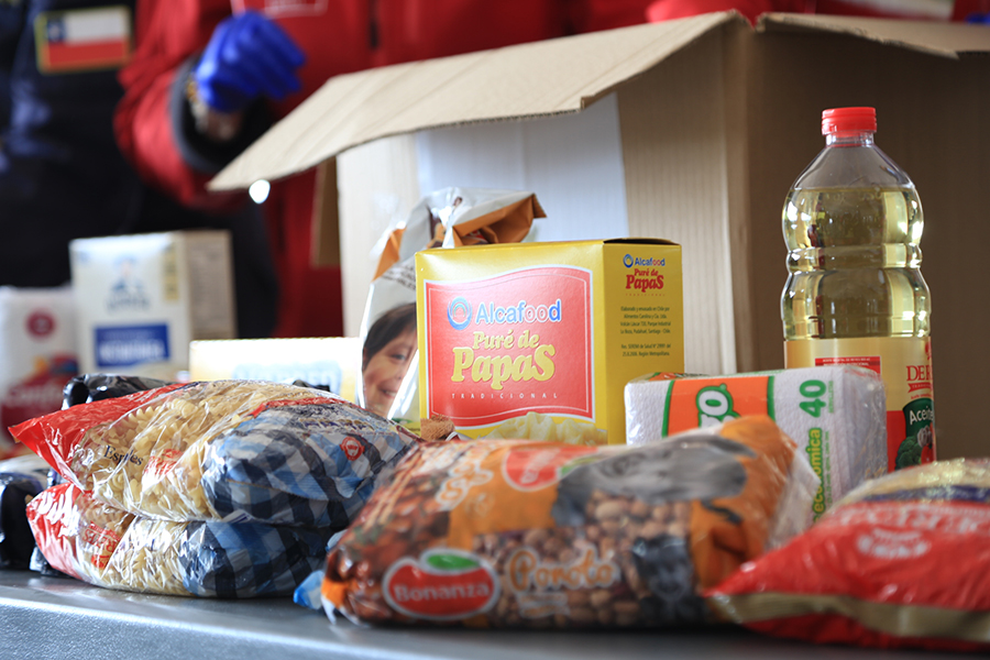 Cerca 640.000 personas recibirán cajas de alimentos suplementarios en la región de Valparaíso