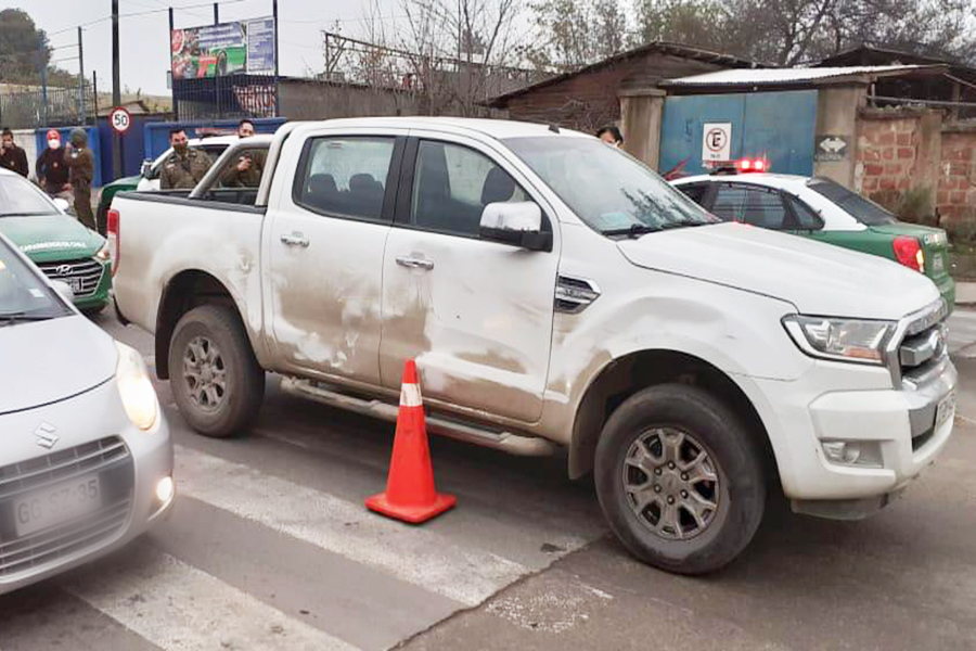 Dos individuos fueron detendidos por robo de vehículo y homicidio frustrado a carabinero de servicio