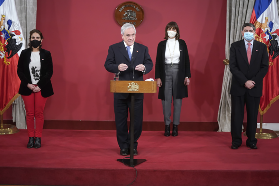 Presidente Piñera presenta proyecto de ley que beneficiará a padres, madres o cuidadores de niños en edad preescolar