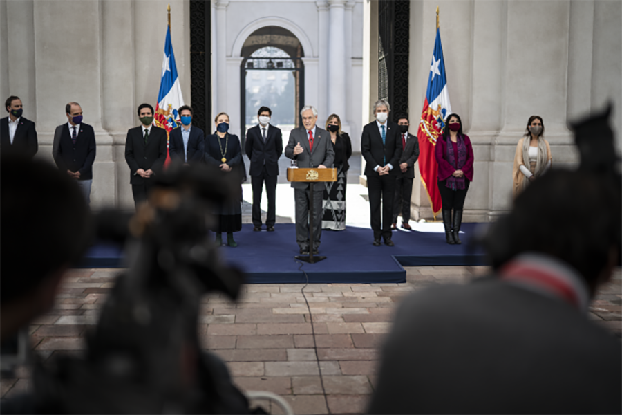 Presidente Piñera presenta nuevas medidas de apoyo para la clase media que incluyen bono, préstamo solidario y beneficios en vivienda y educación