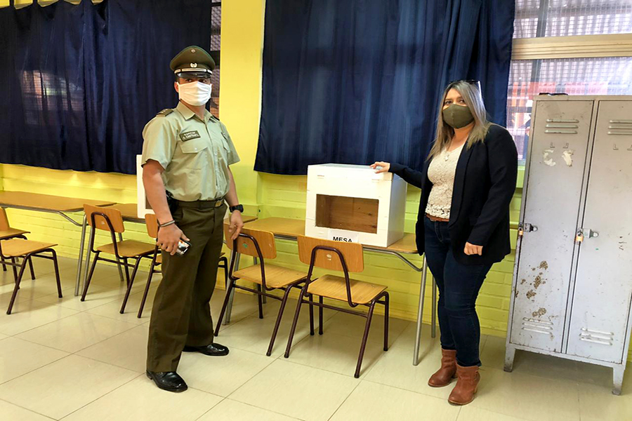 Marga Marga: gobernadora recorre locales de votación de la provincia a pocas horas del plebiscito 2020