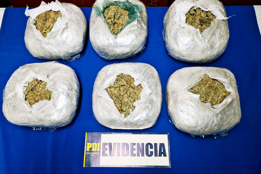 PDI La Calera detuvo a sujeto que intentó darse a la fuga con 6.580 dosis de droga
