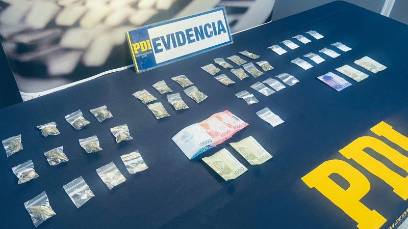 PDI detuvo a extranjeros que comercializaban droga en Viña del Mar