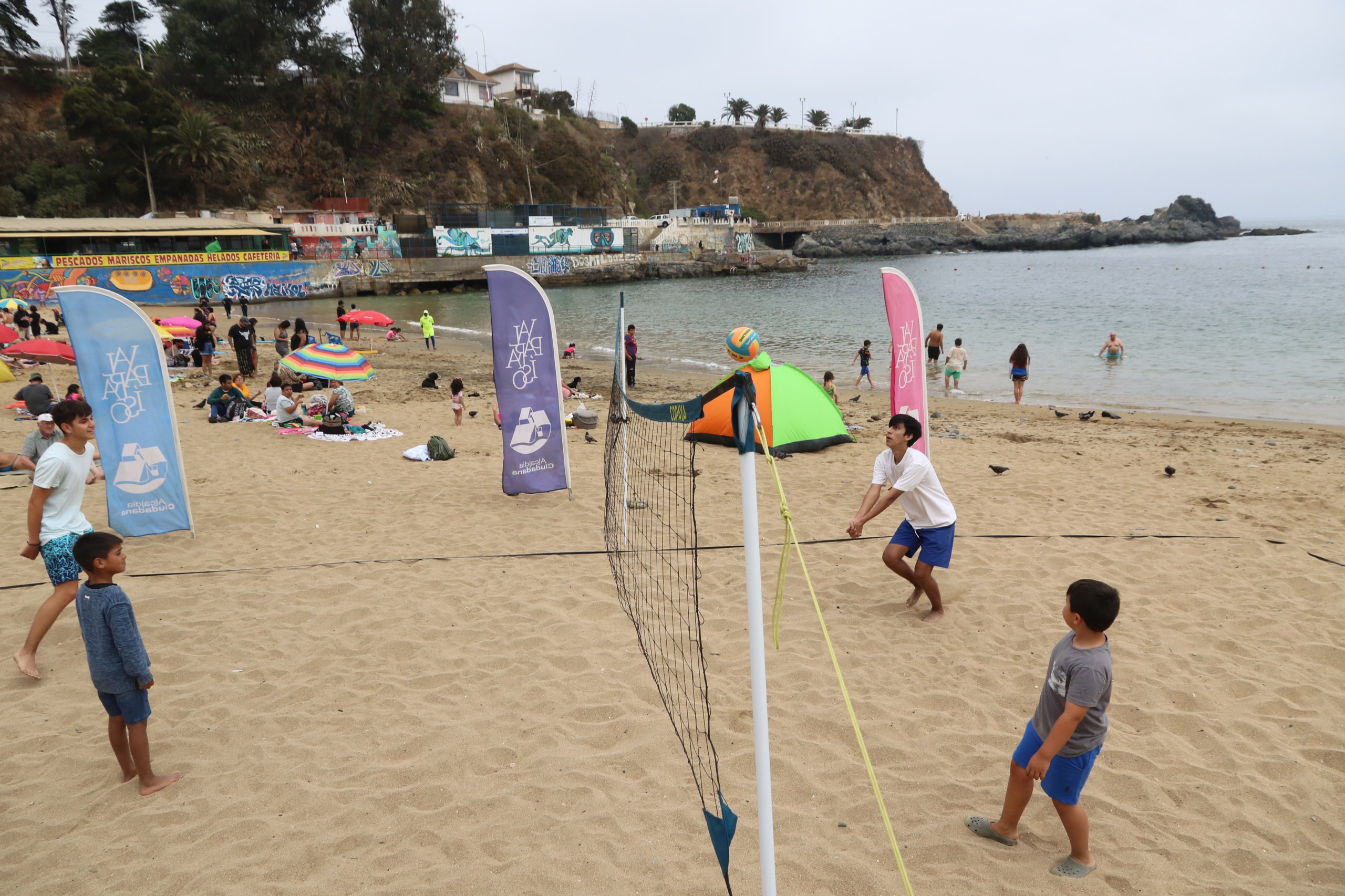 Con masiva participación se realizó el cierre de actividades de las Playas Deportivas de Valparaíso 2023